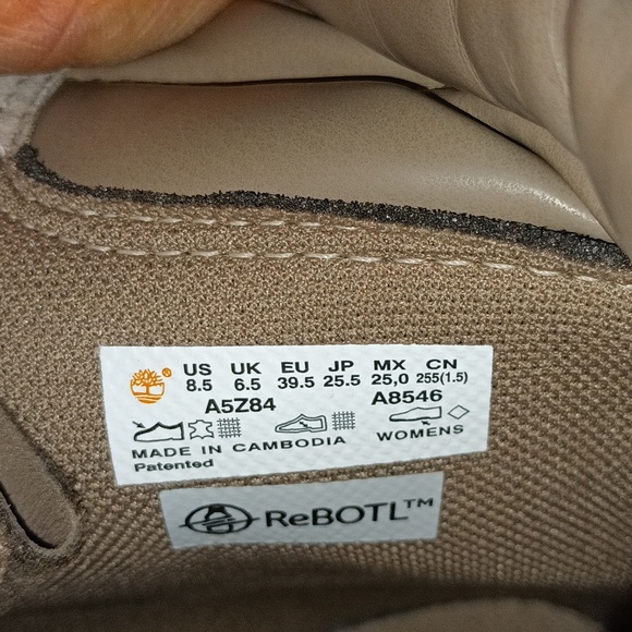 Timberland Boots size 8.5 NWOT - Picture 7 of 7